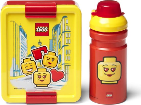 LEGO broodtrommel met drinkfles:bidon - LEGO Iconic girl
